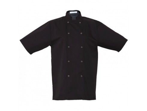 JACKET CHEF STUD SHORT BLACK MEDIUM