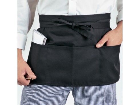 APRON MONEY POCKET BLACK 12"