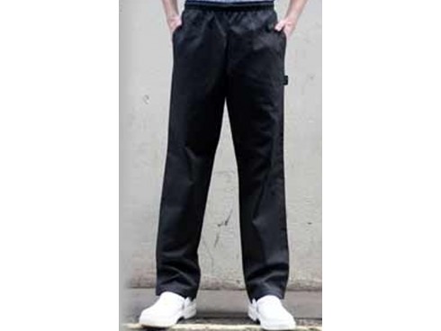 PANTS ELASTICATED BLACK XSMALL