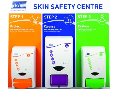 DISPENSER SKIN HYGIENE CENTRE 3-STEP