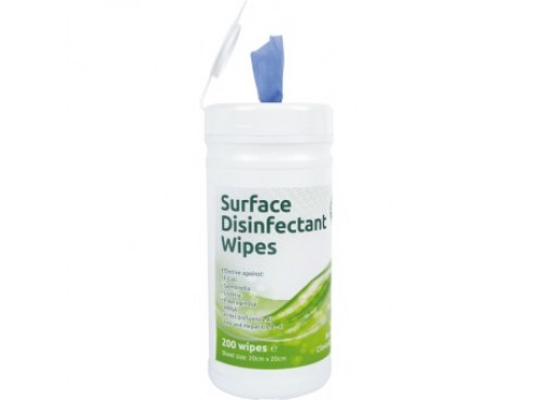 WIPE DISINFECTING SURFACE ANTI BAC X 200