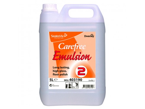 FLOOR POLISH CAREFREE SATIN AND CARE