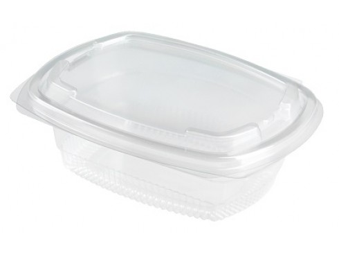 PACK SALAD OVAL HINGED 500ML