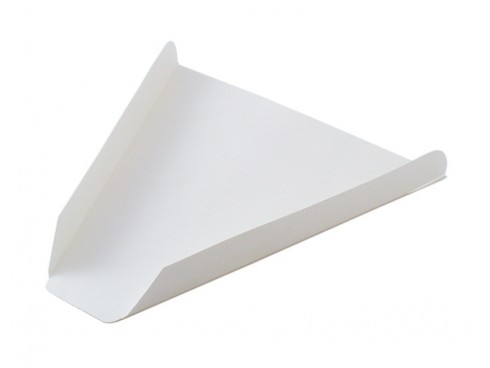 TRAY PIZZA SLICE WHITE