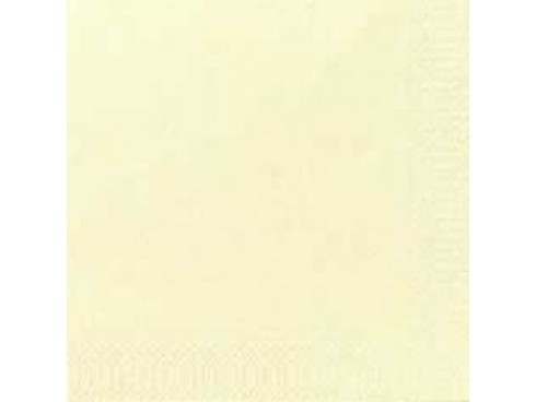 NAPKIN 3PLY CREAM 24CM