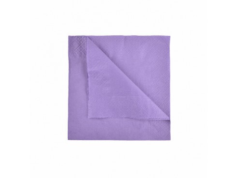 NAPKIN 2PLY PURPLE 33CM