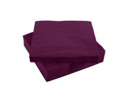 NAPKIN TORK 2PLY 4FOLD PURPLE 32CM