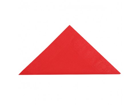 NAPKIN 2PLY RED 33CM