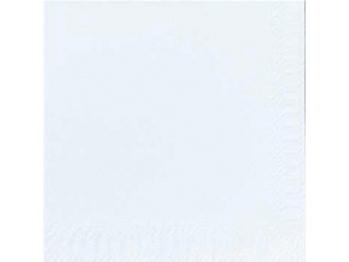 NAPKIN 3PLY WHITE 33CM