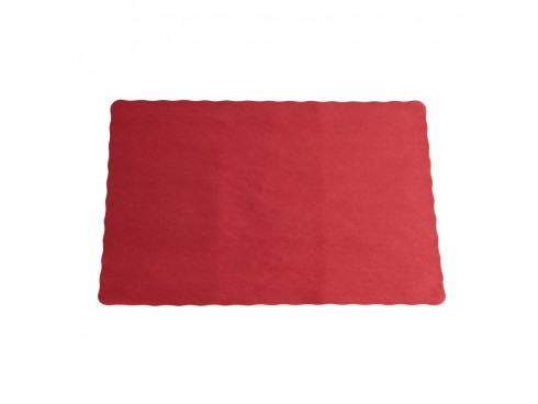 PLACEMAT PAPER RED 365X250MM