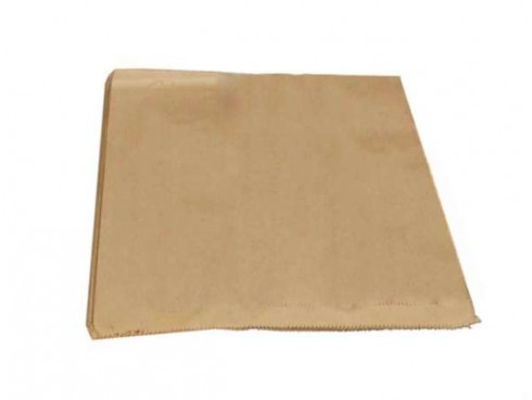 BAG PAPER STRUNG KRAFT 12X12.5"