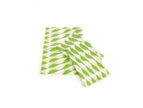 WRAP BURGER TWIST GREEN 250X320MM