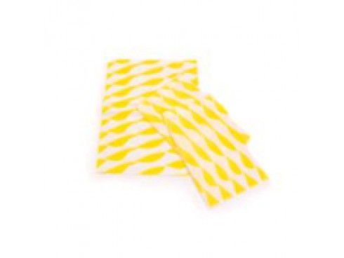 WRAP BURGER TWIST YELLOW 250X320MM