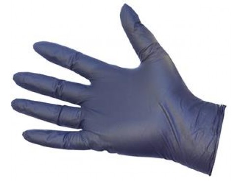 GLOVES NITRILE P/FREE ULTRAGRIP BLACK S