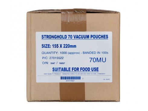 VACUUM POUCHES 155X220MM