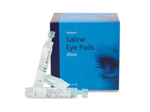 EYEWASH SALINE POD 20ML