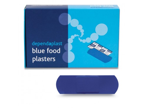 PLASTERS WASHPROOF BLUE 75X25MM