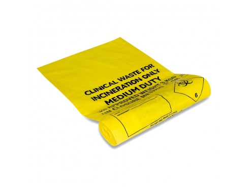 BIOHAZARD BAG WASTE CLINICAL SML 20X30CM