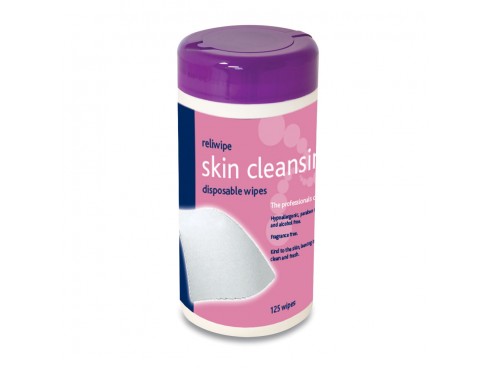 WIPES CLEANSING SKIN RELIWIPE 125WIPE