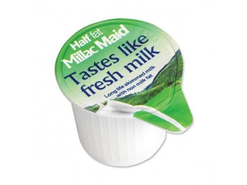 MILK POT UHT HALF FAT LAKELAND 12ML