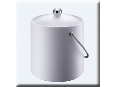 ICE BUCKET INSULATED WITH SCOOP WHITE 3LT
