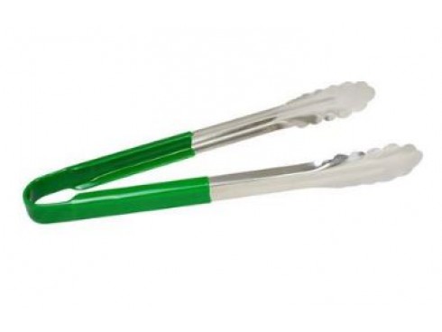 TONGS COLOUR CODED GREEN 31CM