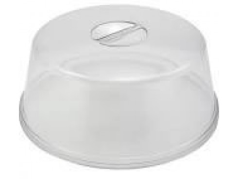 COVER PLATTER CAKE CLEAR 12"