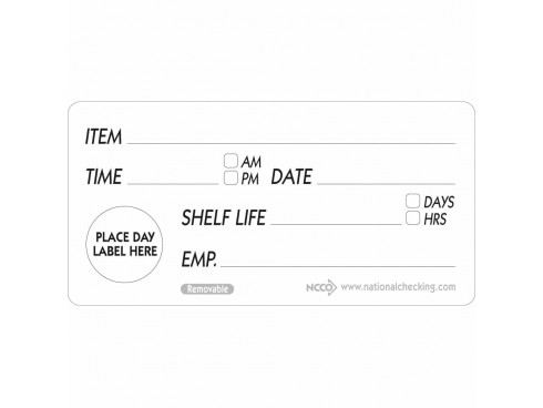 LABEL FOOD PREPARED MOVEMARK 2X4"