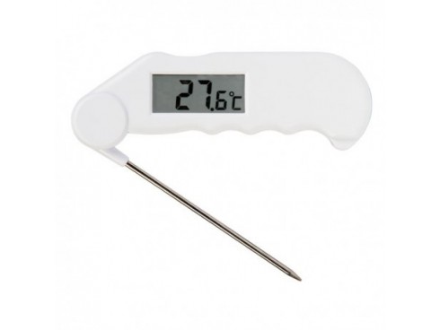 THERMOMETER PROBE FOLDING GOURMET WHITE