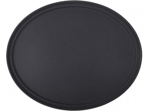 TRAY NON SLIP PLASTIC OVAL 27X22"