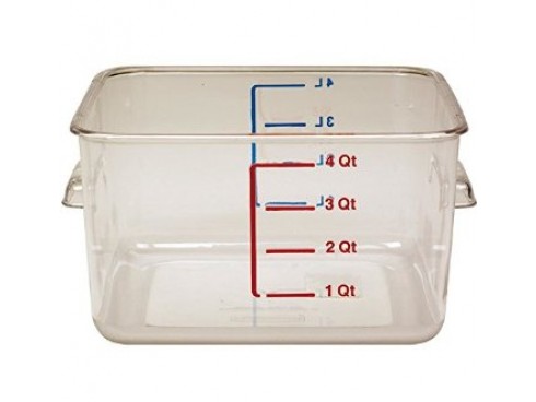 CONTAINER SPACE SAVING CLEAR 3.8LT