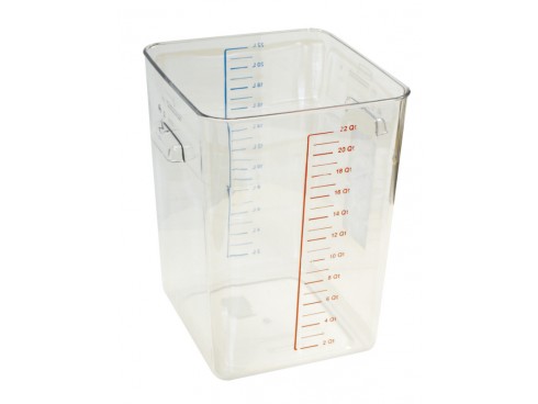 CONTAINER SPACE SAVING CLEAR 20.8LT