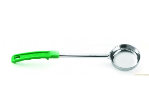 SPOONOUT ONE SOLID GREEN HANDLE S/S 4OZ