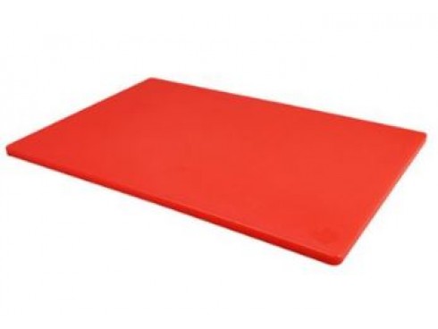 BOARD CHOPPING HD RED 18X12X0.5"