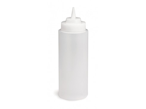 BOTTLE SQUEEZE WIDE NECK CLEAR 32OZ