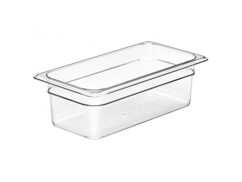 GASTRONORM CAMBRO POLYCARB CLEAR 1/3 100MM