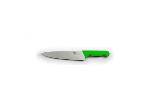 KNIFE COOKS NYLON HANDLE GREEN 215MM