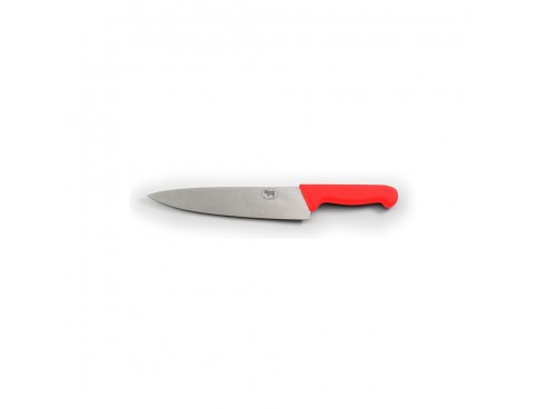 KNIFE COOKS NYLON HANDLE RED 160MM