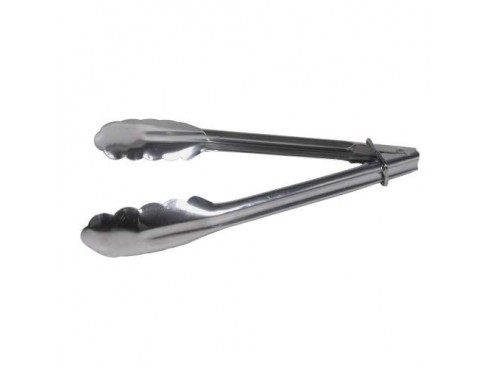 TONGS GENERAL PURPOSE STAINLESS STEEL 23CM