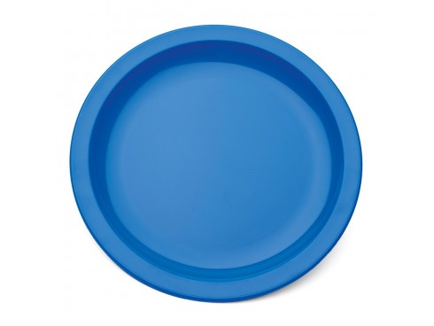 PLATE SNACK POLYCARBONATE BLUE 170MM