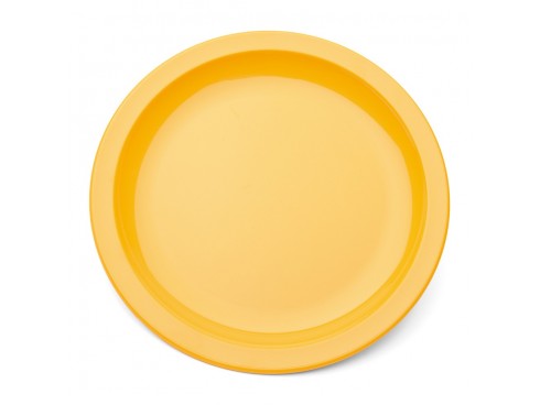 PLATE SNACK POLYCARBONATE YELLOW 170MM