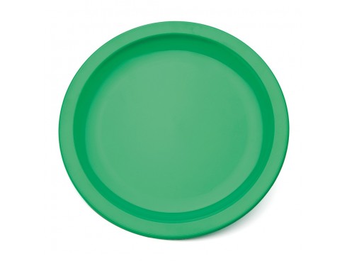 PLATE SNACK POLYCARBONATE GREEN 170MM