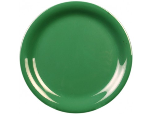 PLATE DINNER MELAMINE GREEN 240MM