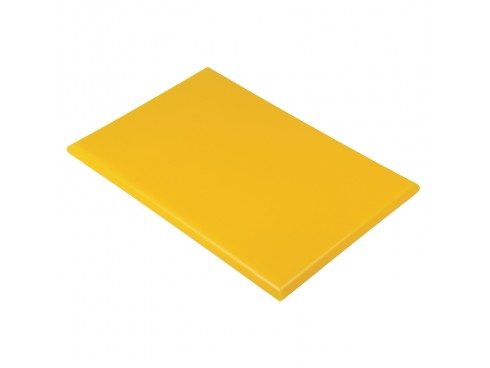 BOARD CHOPPING HD YELLOW 18X12X1"