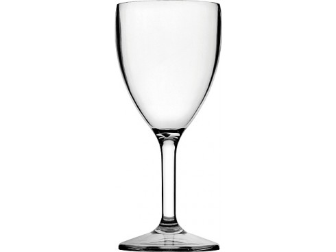 GLASS WINE POLYCARB CE 12OZ/250ML