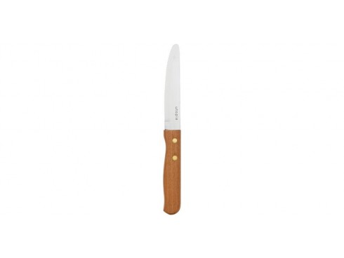 KNIFE STEAK LARGE WOOD HANDLE