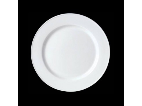 SIMPLICITY PLATE SLIMLINE WHITE 8"