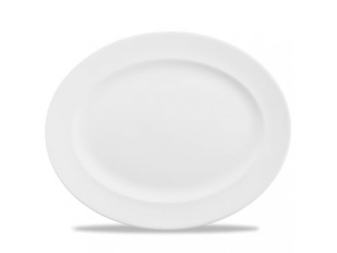 CLASSIC DISH OVAL RIMMED 14 3/8"