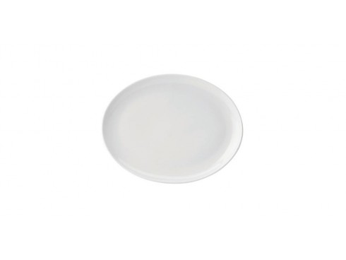 PURE WHITE PLATE OVAL 12"