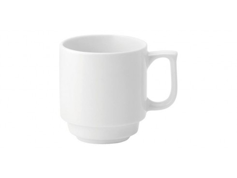 PURE WHITE MUG STACKABLE 10OZ